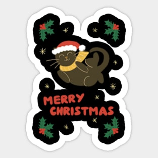 Christmas cat Sticker